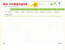 Tablet Screenshot of macampagne-jardinerie.fr